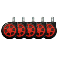 LC-CASTERS-3BR : Roulettes pour chaise de jeu PC, 2,4"