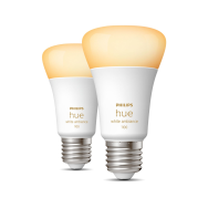 Signify Hue White A60 E27 1100lm 2-pack - Lampe intelligente
