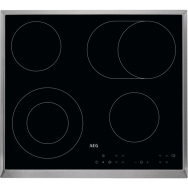 AEG HK634060XB keramikhäll, 4 zoner, inbyggd, svart