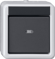 GIRA 515230 - Noir, Gris