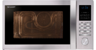 Sharp Home Appliances R-822STWE - Countertop - Combination microwave - 25 L - 900 W - Buttons - Rotary - Stainless steel