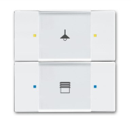 BUSCH JAEGER 6126/02-84 Blanc brillant sans vis