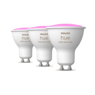 Signify Blanc & Couleur GU10 Paquet de 3 3x350lm