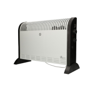 Extralink - EX.30318 - Radiateur électrique à convection - Fil nichrome - Intérieur - Sol - Noir - Blanc - Plastique - Acier