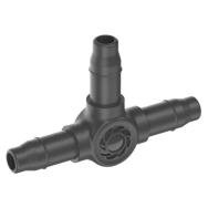 Raccord de tuyau en plastique noir Gardena 13211-20