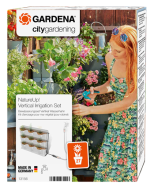 Jardinière d'angle murale NatureUp!, monochrome, pour extérieur