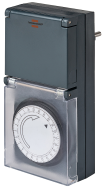 Brennenstuhl 1506460 Minuterie mécanique 24 heures IP44 noir