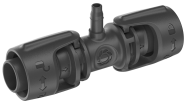 Raccord d'irrigation goutte-à-goutte Gardena en T, noir