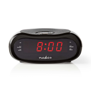 Nedis CLAR001BK Radio-réveil AM/FM