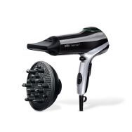 Braun HD710 Sèche-cheveux 2200W Noir/Argent