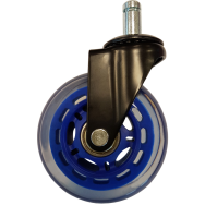 LC-CASTERS-7DB-SPEED : Roues pour chaise de jeu, 3"