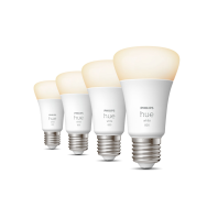 Signify Hue White 4-pack E27 - Lampe intelligente