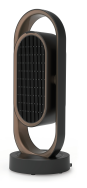 Ventilateur chauffant 3D Activejet Selected 1800W avec refroidissement noir marron