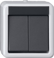 GIRA 516130 - Noir, Gris