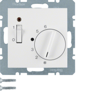 Berker 20308989 Commutateur rotatif Blanc 250V 50-60Hz