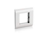 Equip Français Façade modulaire - Fenêtre - Blanc - Plastique - Sans vis - 80 mm - 80 mm - 43 g