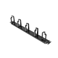 Panneau de gestion des câbles StarTech 1U 19 pouces en métal pour montage en rack