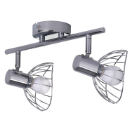 Plafonnier/applique double Activejet GIZEL chromé E14