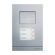 BUSCH JAEGER A21051P3-A-03 Panneau argenté relié par fil en aluminium
