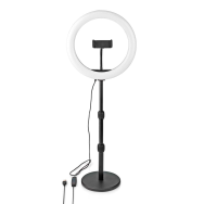 Nedis RLSTND200BK Aluminium LED USB