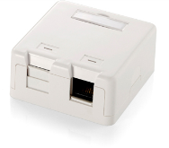 Boîtier de montage en surface Equip 2 ports Keystone - 65 mm - 63 mm - 30 mm - 39 g - 160 mm - 75 mm