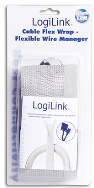 LogiLink KAB0007 Attache de câble 1800mm Gris