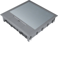 Hager VQ12057011 - Acier satiné - EN50085-2-2