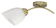 Applique murale BENITA Activejet patine E27 pour salon