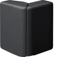 Hager SL2008039011 - Angle extérieur pour câbles - Noir - Graphite - ABS - 80 x 20