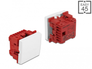 Delock Easy 45 - Interrupteur à bouton-poussoir - 1P - Blanc - Vis - Chine - 250 V