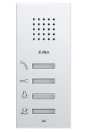 GIRA 125003 - Sans fil - 0 - 50 °C - Blanc - Acier inoxydable - CA/CC - 55 mm