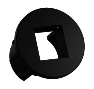 Bachmann MINI PIX - Support de câble - Bureau - Plastique - Noir