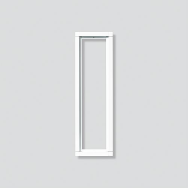 Siedle KR 611-4/1-0 W - Cadre - Blanc - Siedle - Aluminium - 131 mm - 15 mm