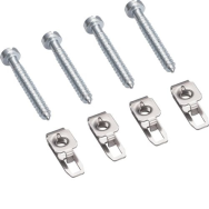Hager ZZ44SF - Jeu de vis - Métal - Plastique - 4 pièces