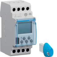 Hager EGK103 - Minuterie - Moteur monophasé - Filaire - Gris - Plastique - IP20