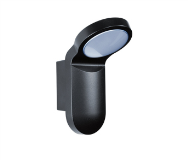 Esylux OL 100 LED 3K - Outdoor wall lighting - Black - Aluminium - Plastic - IP55 - Facade - II