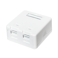 LogiLink NK4032 Plaque murale simple Keystone Blanc