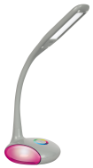 Plafonnier LED Activejet Lampe de bureau VENUS GRAY avec base RGB grise