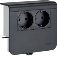 Hager SL200559009011 - Graphite - Plastique - CE - 130 mm - 115 mm