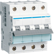 Hager MCN625 - Disjoncteur miniature - Type C - 6000 A - IP20 - 230 - 400 V