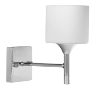 Applique murale MIRA Activejet chrome E27 pour salon