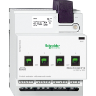 Actionneur de commutation APC REG-K/4x230/16 à commande manuelle, gris clair