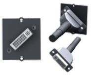 Bachmann DVI-I F/F - DVI-I - DVI-I - 0,1 m - Noir