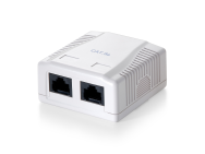Boîtier de montage en surface Equip 2 ports Cat. 5e - RJ-45 - 5e - Blanc - 59 mm - 29,5 mm - 61 mm