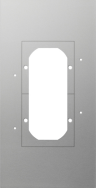 GIRA 1297 00 - Argent - Aluminium - Conventionnel - 130 mm - 253 mm - 1 pièce(s)
