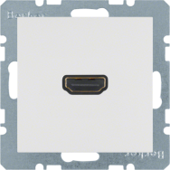 Berker 3315428989 prise HDMI Blanc