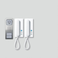 Kit Siedle CA 812-2 E/W - Fil - Acier inoxydable, blanc - Mural
