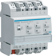 Hager TXA606B - -5 - 45 °C - Gris - IP20 - 90 mm - 1 pièce(s)