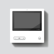Siedle BVPC 850-0 W - 17,8 cm (7") - Blanc - Tactile - Intérieur - AC/DC - 20 - 30 V