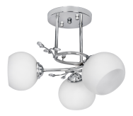 Plafonnier IRMA Activejet nickel 3xE27 pour salon